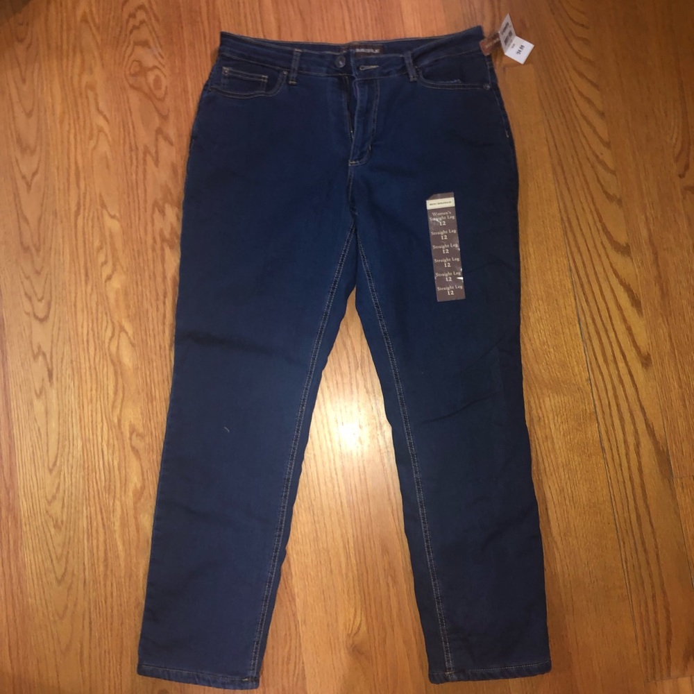 Fully fleece lined jeans.  New with tags!